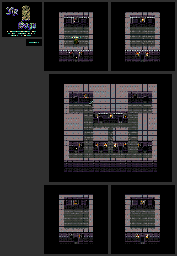 Thumbnail for a map of Castle Of Gorfun (Past) Floor 3 for the SNES game The 7th Saga.