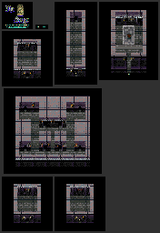 Thumbnail for a map of Castle Of Gorfun (Past) Floor 4 for the SNES game The 7th Saga.