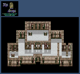 Thumbnail for a map of Castle Of Patrof Floor 2 for the SNES game The 7th Saga.