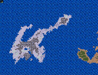 Thumbnail for a map of Ticondera (Present) Northwest Quadrant for the SNES game The 7th Saga.