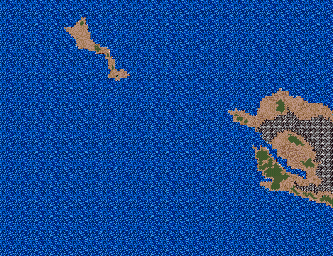 Thumbnail for a map of Ticondera (Present) Southwest Quadrant for the SNES game The 7th Saga.