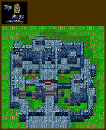 Thumbnail for a map of Town Of Bone for the SNES game The 7th Saga.