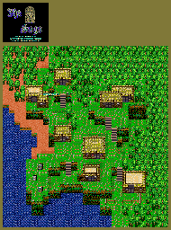Thumbnail for a map of Town Of Eygus for the SNES game The 7th Saga.