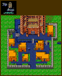 Thumbnail for a map of Town Of Lemele for the SNES game The 7th Saga.