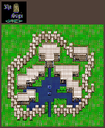 Thumbnail for a map of Town Of Ligena for the SNES game The 7th Saga.