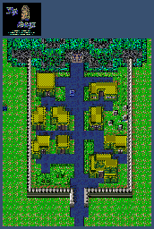 Thumbnail for a map of Town Of Patrof for the SNES game The 7th Saga.