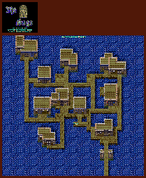 Thumbnail for a map of Town Of Pell for the SNES game The 7th Saga.