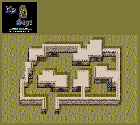 Thumbnail for a map of Town Of Polasu for the SNES game The 7th Saga.