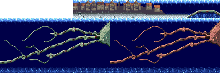 Thumbnail for a map of Stage 2 Act 1: Tortoise Island (Unmarked) (No Layers) for the SNES game ActRaiser 2.