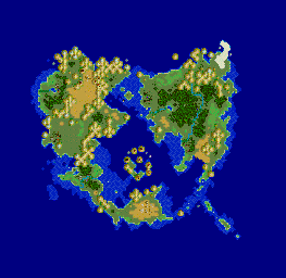 Thumbnail for a map of World (After) (Unmarked) for the SNES game ActRaiser 2.