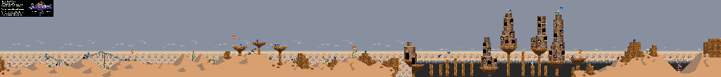 Thumbnail for a map of Kasandora Act-1 for the SNES game ActRaiser.