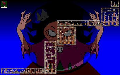 Thumbnail for a map of Stage 4: Dragons Fire for the SNES game The Addams Family: Pugsley's Scavenger Hunt.