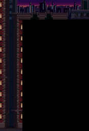 Thumbnail for a map of Stage 4: Tale Of The Cat Area 1 for the SNES game The Adventures Of Batman & Robin.