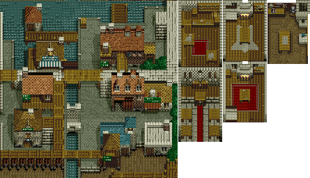 Thumbnail for a map of Boltine for the SNES game Albert Odyssey.