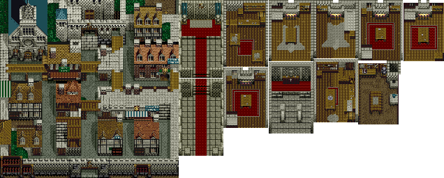 Thumbnail for a map of Gote for the SNES game Albert Odyssey.