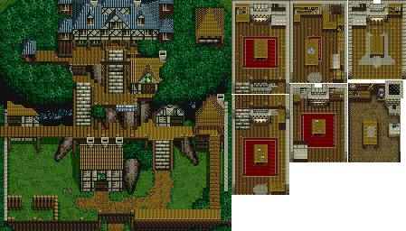 Thumbnail for a map of Sylvant for the SNES game Albert Odyssey.