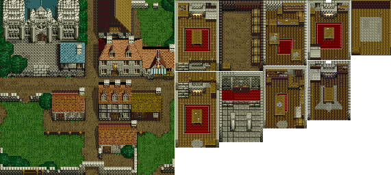 Thumbnail for a map of Tiberis for the SNES game Albert Odyssey.