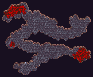 Thumbnail for a map of Volcanic Cave for the SNES game Albert Odyssey.