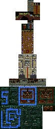 Thumbnail for a map of Chapter 2 for the SNES game Alcahest.