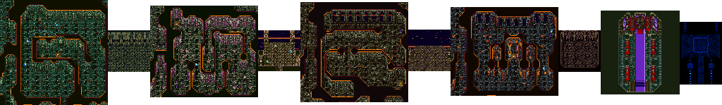Thumbnail for a map of Chapter 8 for the SNES game Alcahest.