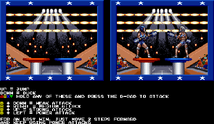 Thumbnail for a map of Joust for the SNES game American Gladiators.