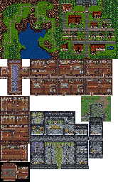 Thumbnail for a map of Hybrace for the SNES game Ancient Magic: Bazoo! Mahou Sekai.