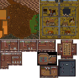 Thumbnail for a map of Ishkarl for the SNES game Ancient Magic: Bazoo! Mahou Sekai.