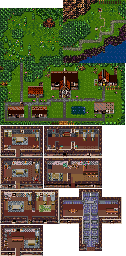 Thumbnail for a map of Larfas for the SNES game Ancient Magic: Bazoo! Mahou Sekai.