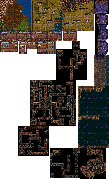 Thumbnail for a map of Northern Frontier for the SNES game Ancient Magic: Bazoo! Mahou Sekai.