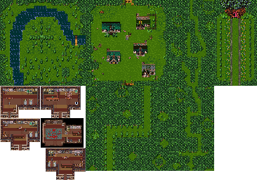 Thumbnail for a map of Quorath for the SNES game Ancient Magic: Bazoo! Mahou Sekai.