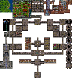 Thumbnail for a map of Selas for the SNES game Ancient Magic: Bazoo! Mahou Sekai.