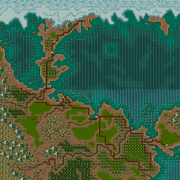 Thumbnail for a map of World for the SNES game Ancient Magic: Bazoo! Mahou Sekai.