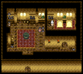 Thumbnail for a map of Bazaar City (F) Residence for the SNES game Arabian Nights: Sabaku no Seirei Ou.