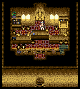 Thumbnail for a map of Bazaar City (H) Items Shop for the SNES game Arabian Nights: Sabaku no Seirei Ou.