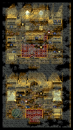 Thumbnail for a map of Suleyman's House (Destroyed) for the SNES game Arabian Nights: Sabaku no Seirei Ou.