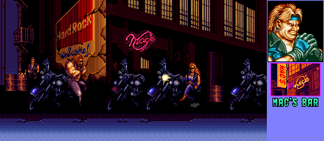 Thumbnail for a map of Mac's Bar (Jack Turner) for the SNES game Art Of Fighting 2.