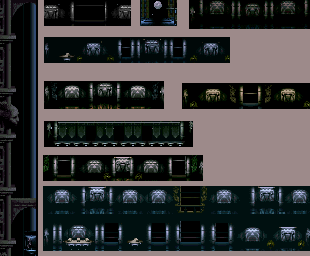 Thumbnail for a map of 2: Second Bank Of Gotham City (Unmarked) for the SNES game Batman Forever.