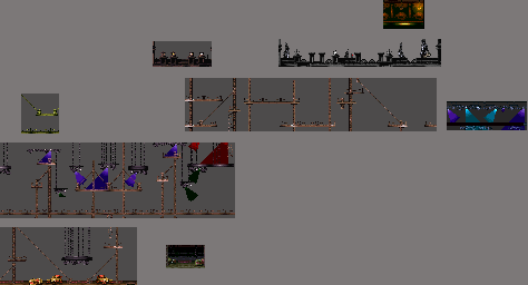 Thumbnail for a map of 3: The Circus (Unmarked) for the SNES game Batman Forever.