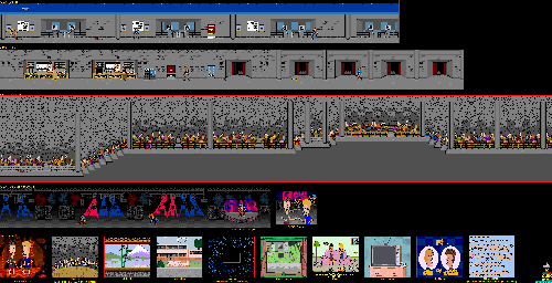 Thumbnail for a map of GWAR! Concert for the SNES game Beavis And Butt-Head.