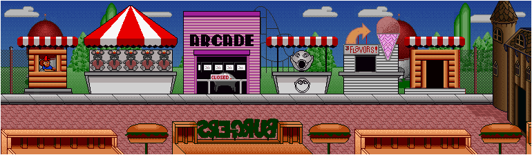 Thumbnail for a map of Level 03 for the SNES game Bebe's Kids.