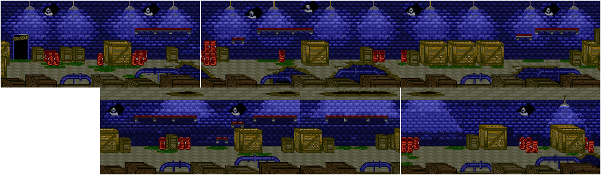 Thumbnail for a map of Level 08 for the SNES game Bebe's Kids.