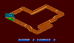 Thumbnail for a map of Course 3: Sewerage Round 2: Flame Hall (In-Game Map) for the SNES game Biker Mice From Mars.