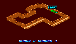 Thumbnail for a map of Course 3: Sewerage Round 3: Sewer Trap (In-Game Map) for the SNES game Biker Mice From Mars.