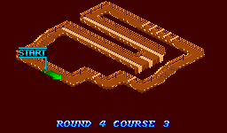 Thumbnail for a map of Course 3: Sewerage Round 4: Black Falls (In-Game Map) for the SNES game Biker Mice From Mars.