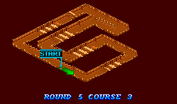 Thumbnail for a map of Course 3: Sewerage Round 5: Across The Drain (In-Game Map) for the SNES game Biker Mice From Mars.