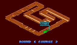 Thumbnail for a map of Course 3: Sewerage Round 6: King's Labyrinth (In-Game Map) for the SNES game Biker Mice From Mars.