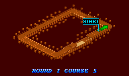 Thumbnail for a map of Course 5: Fortress Round 1: Moon Base (In-Game Map) for the SNES game Biker Mice From Mars.