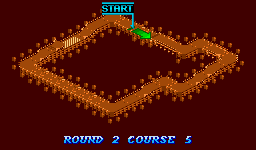 Thumbnail for a map of Course 5: Fortress Round 2: Mercury Base (In-Game Map) for the SNES game Biker Mice From Mars.