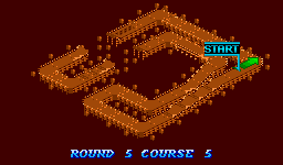 Thumbnail for a map of Course 5: Fortress Round 5: Saturn Base (In-Game Map) for the SNES game Biker Mice From Mars.