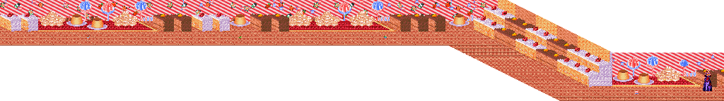 Thumbnail for a map of Stage 2 Area 2: Dream Castle - Candy & Cake Hall for the SNES game Bishoujo Senshi Sailor Moon.
